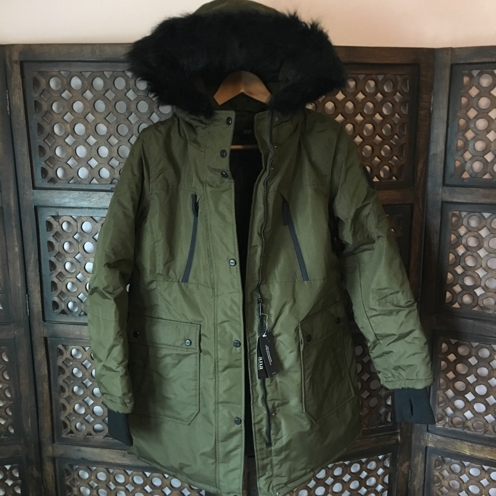 A.N.A (A New Approach Coat) Olive Color